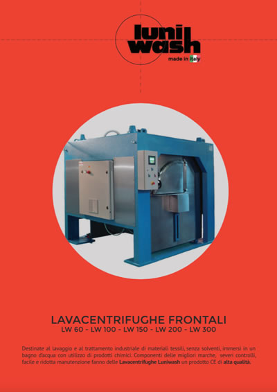 Luniwash - Depliant Lavacentrifughe Frontali